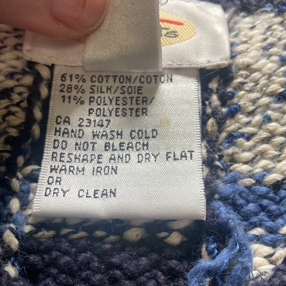 Talbots cardigan cotton silk blend size M - Picture 3 of 7